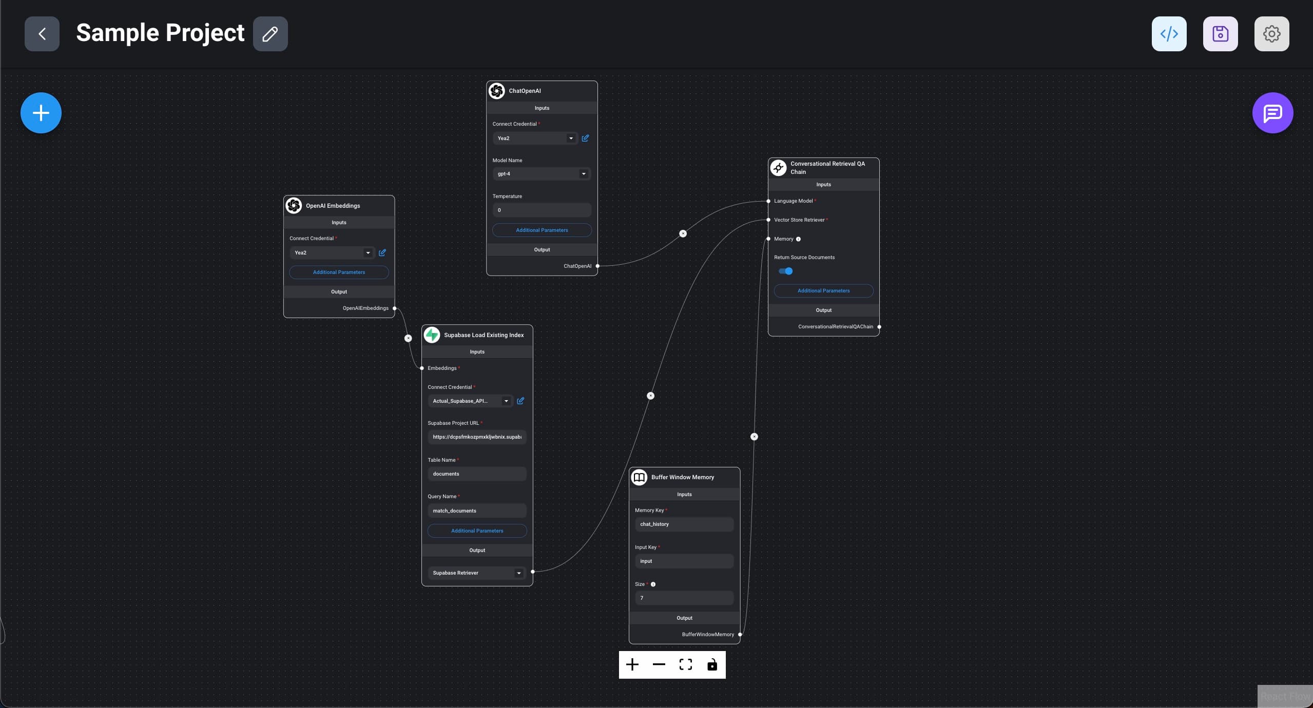 Luup user interface