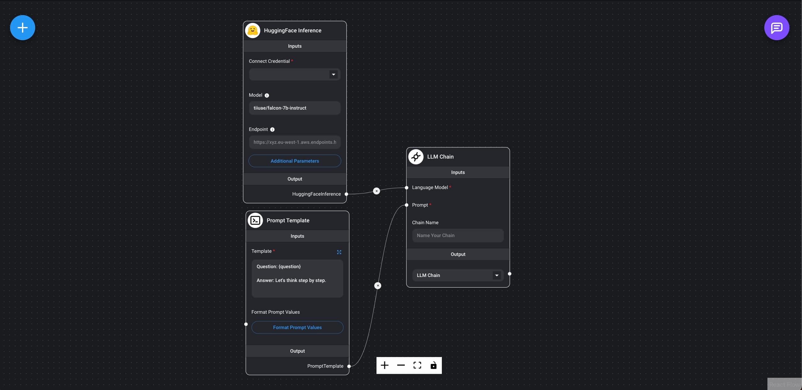 LLM Integrations user interface